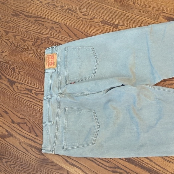 Levi's 501 gray button fly front vtg. Y2k Denim high waist jeans W44 L32 - Picture 5 of 9